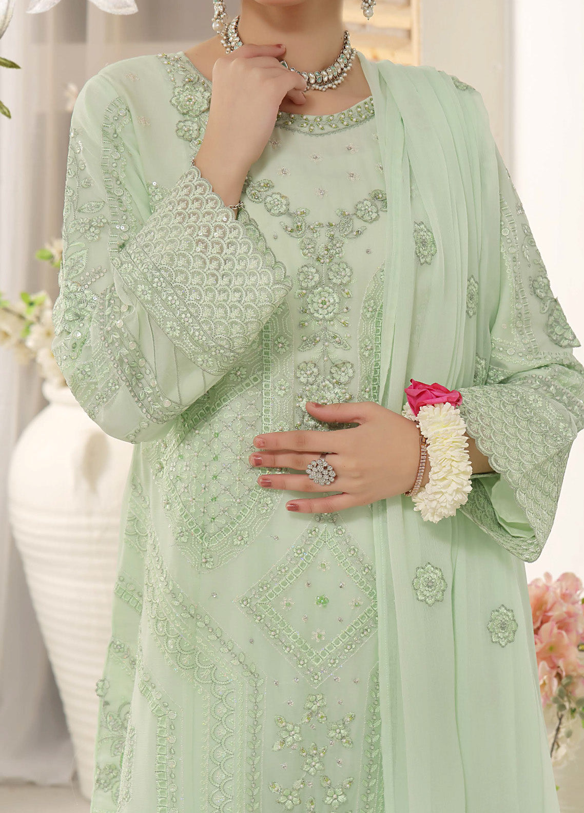 Nayara by Pak Fabrics Embroidered Chiffon Suits Stitched 3 Piece - PF25NL CL-446 Nayara by Pak Fabrics Embroidered Chiffon Suits Stitched 3 Piece - PF25NL CL-446