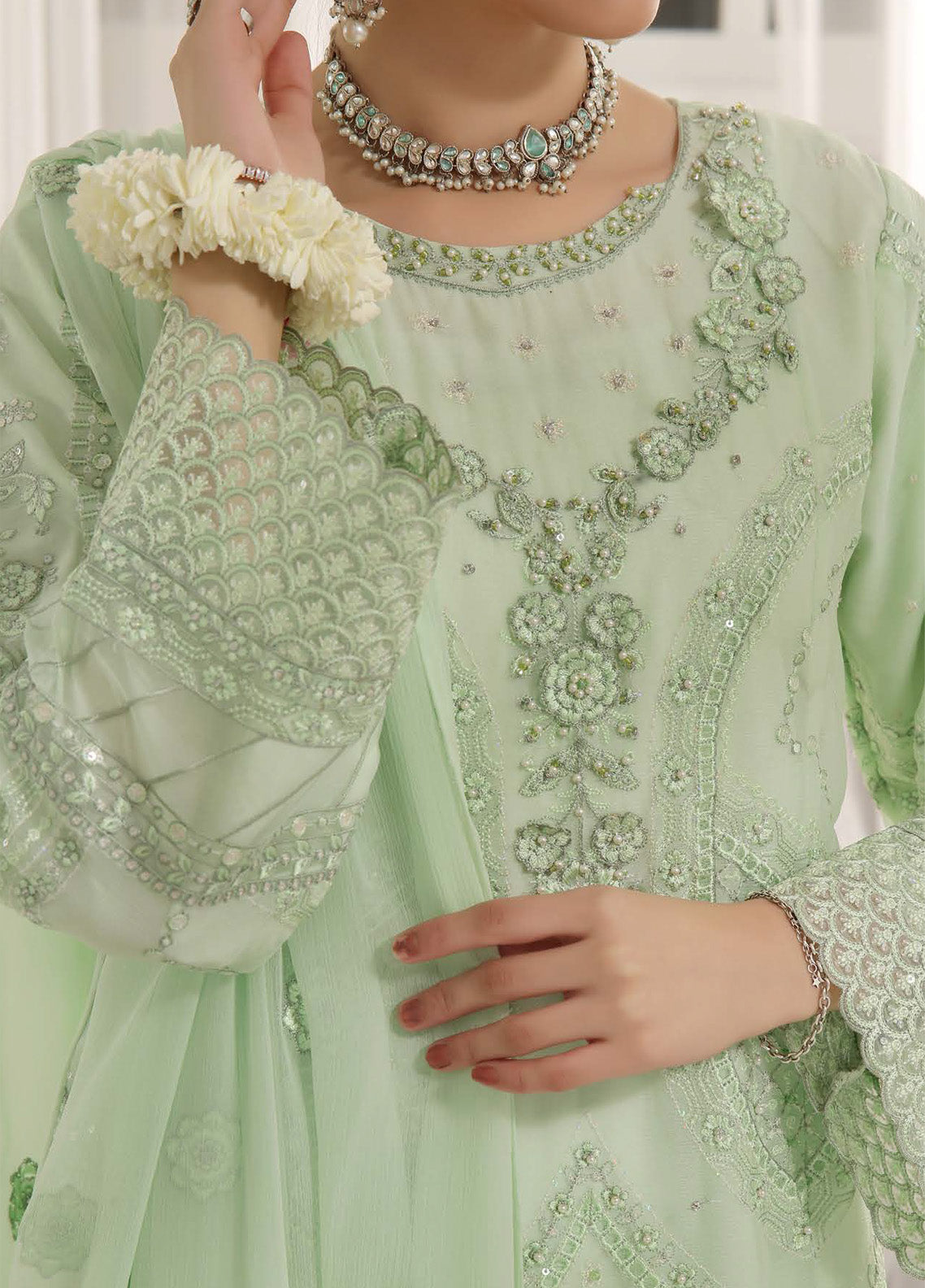 Nayara by Pak Fabrics Embroidered Chiffon Suits Stitched 3 Piece - PF25NL CL-446 Nayara by Pak Fabrics Embroidered Chiffon Suits Stitched 3 Piece - PF25NL CL-446