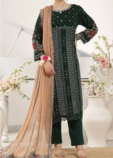 Nayara by Pak Fabrics Embroidered Chiffon Suits Stitched 3 Piece - PF25NL CL-448
