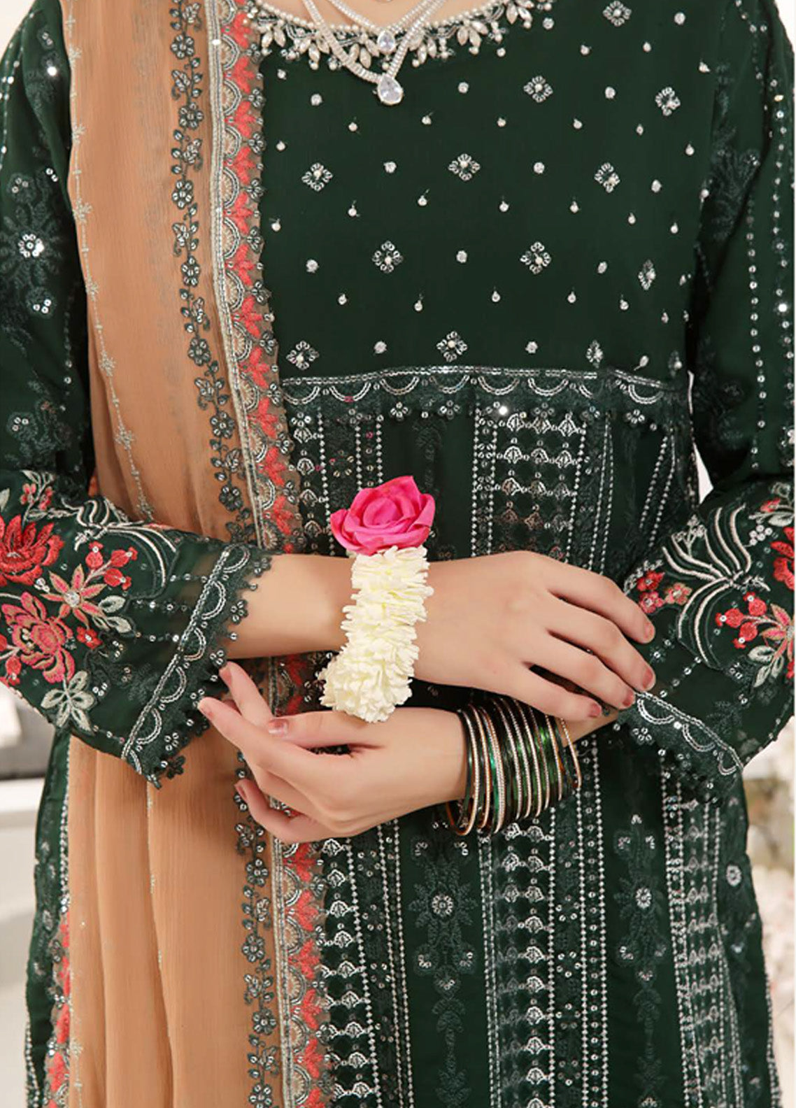 Nayara by Pak Fabrics Embroidered Chiffon Suits Stitched 3 Piece - PF25NL CL-448 Nayara by Pak Fabrics Embroidered Chiffon Suits Stitched 3 Piece - PF25NL CL-448