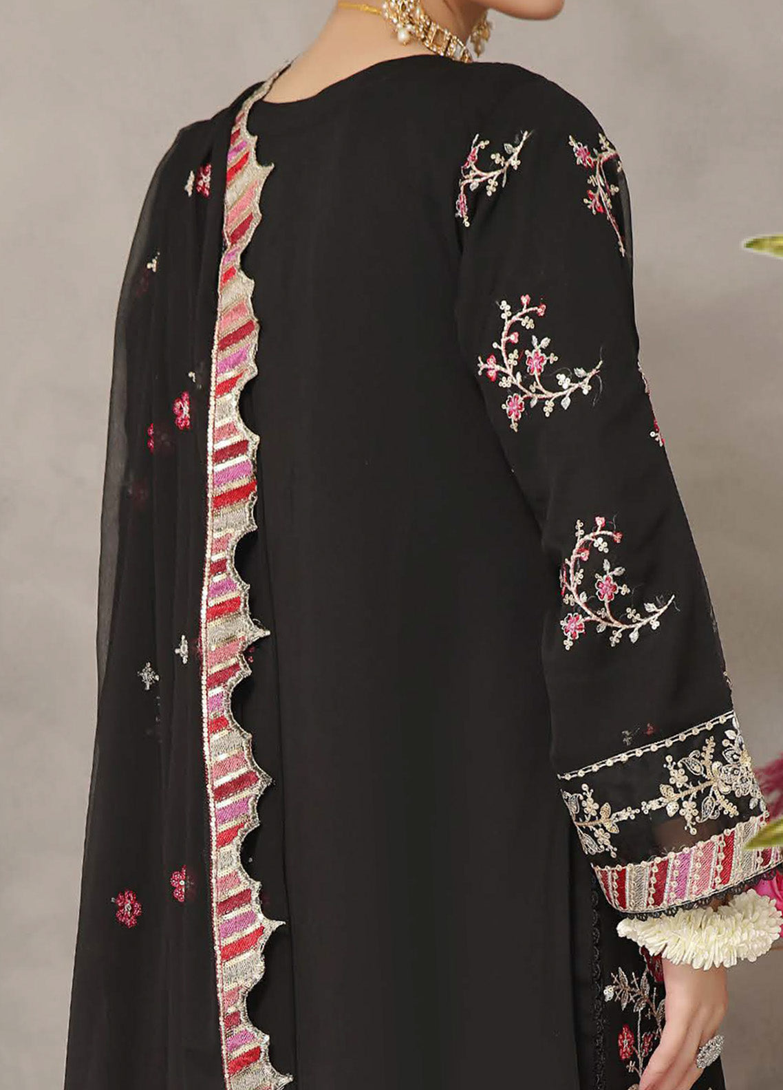 Nayara by Pak Fabrics Embroidered Chiffon Suits Stitched 3 Piece - PF25NL CL-450 Nayara by Pak Fabrics Embroidered Chiffon Suits Stitched 3 Piece - PF25NL CL-450