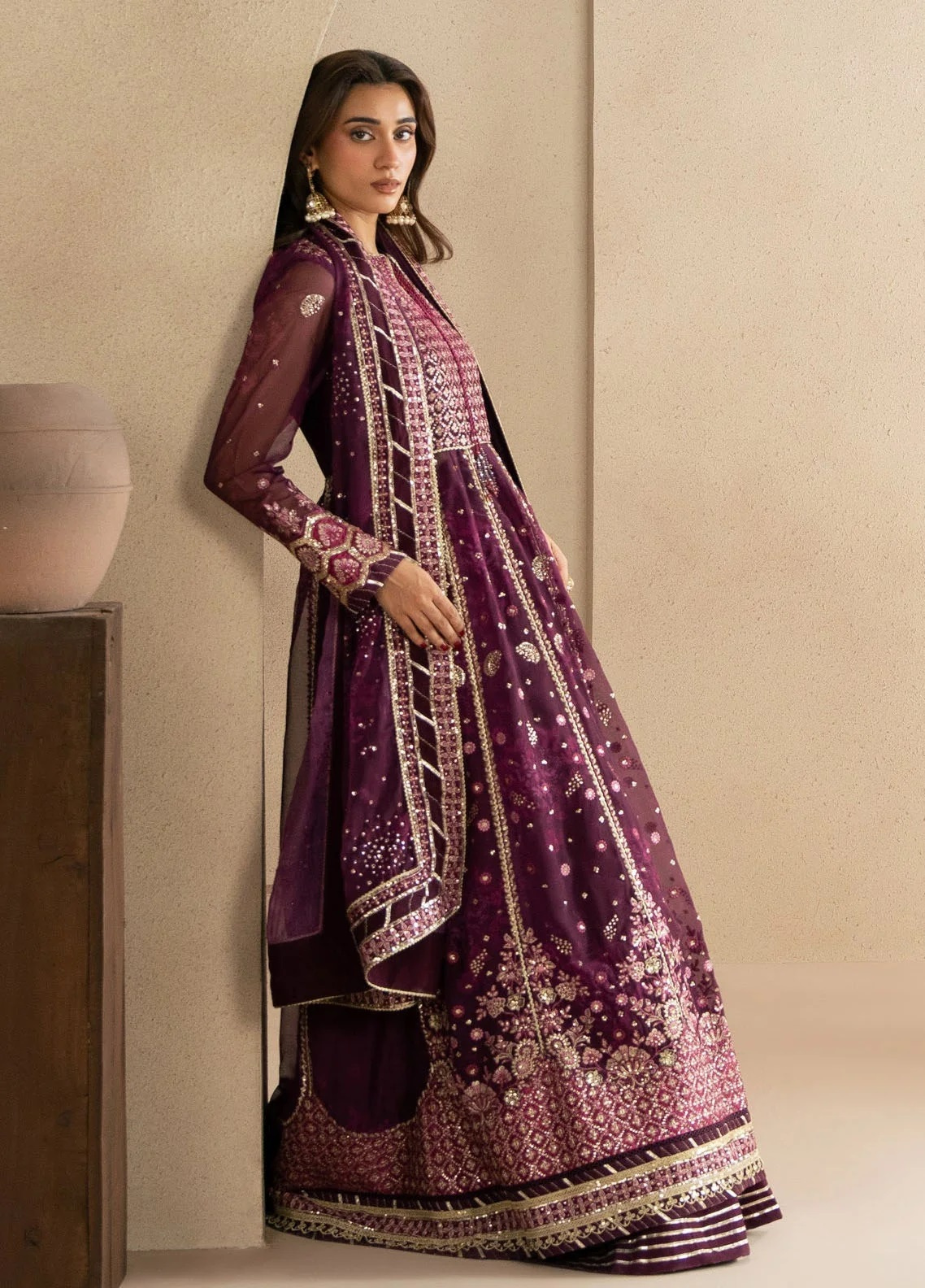 Neoma By Xenia Formals Embroidered Chiffon 3 Piece Unstitched Suit XE26NUF D-01 YAWI Neoma By Xenia Formals Embroidered Chiffon 3 Piece Unstitched Suit XE26NUF D-01 YAWI