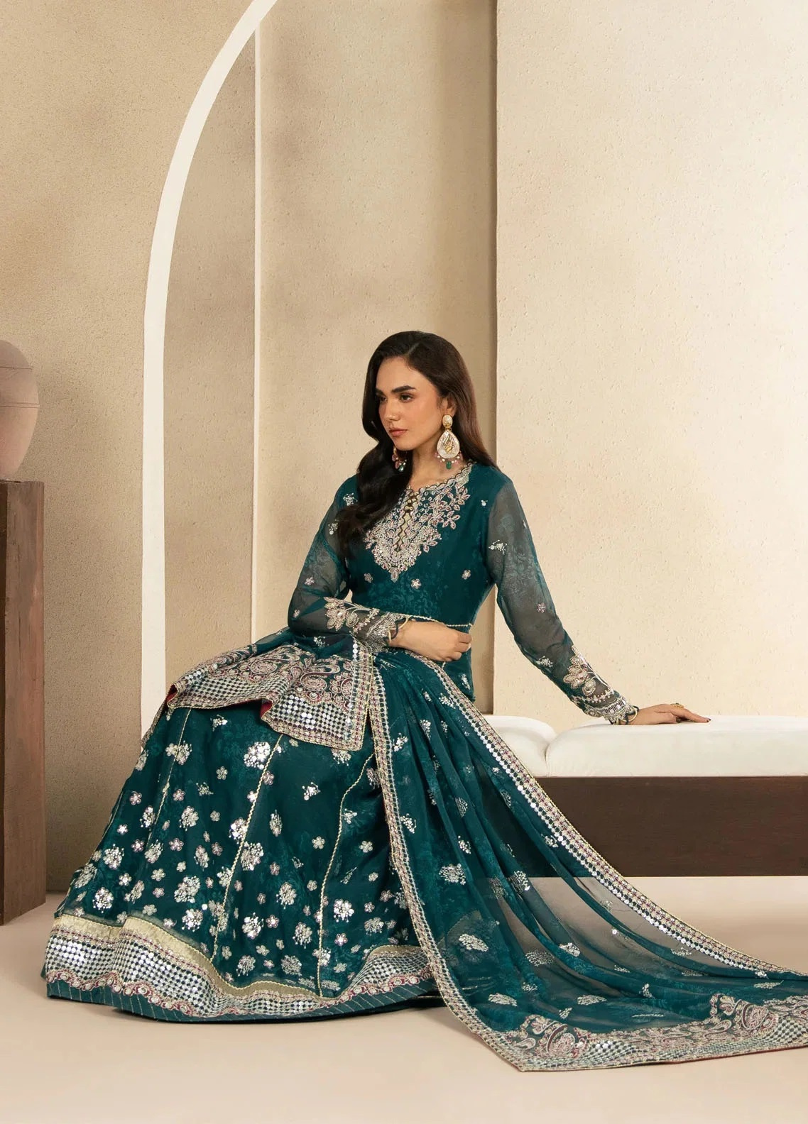 Neoma By Xenia Formals Embroidered Chiffon 3 Piece Unstitched Suit XE26NUF D-02 TIVA Neoma By Xenia Formals Embroidered Chiffon 3 Piece Unstitched Suit XE26NUF D-02 TIVA