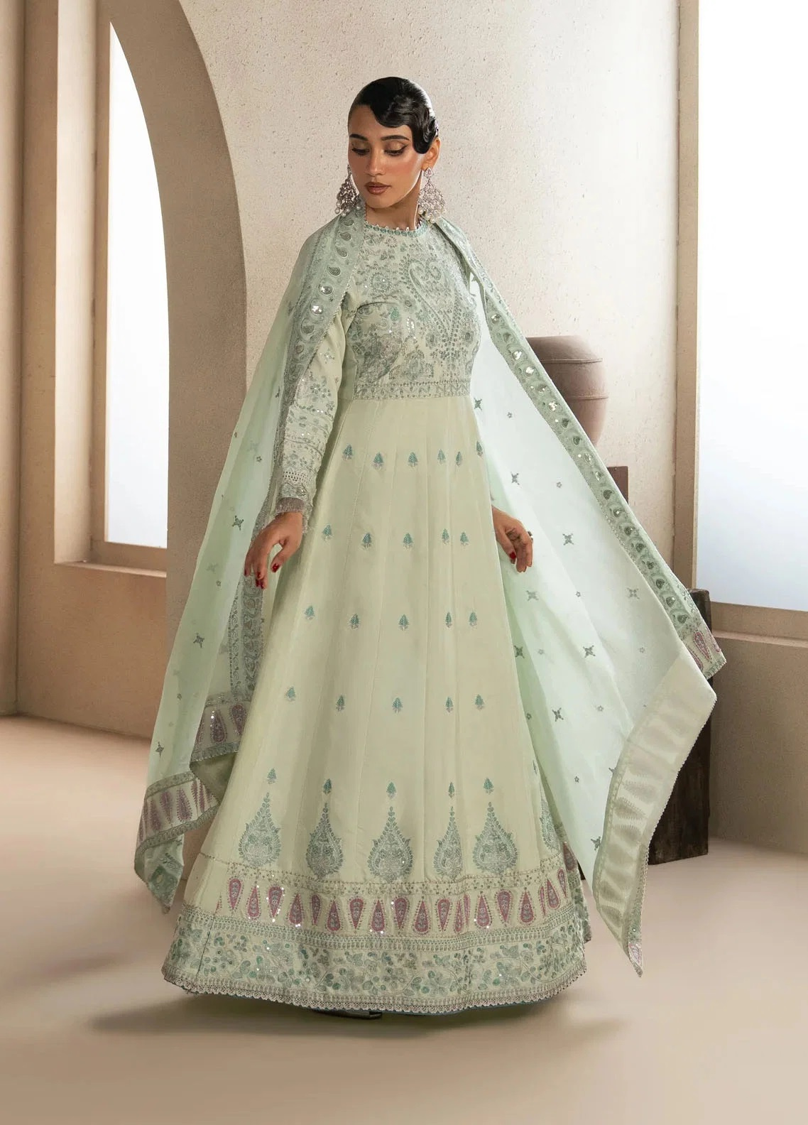 Neoma By Xenia Formals Embroidered Raw Silk 3 Piece Unstitched Suit XE26NUF D-03 SELA Neoma By Xenia Formals Embroidered Raw Silk 3 Piece Unstitched Suit XE26NUF D-03 SELA