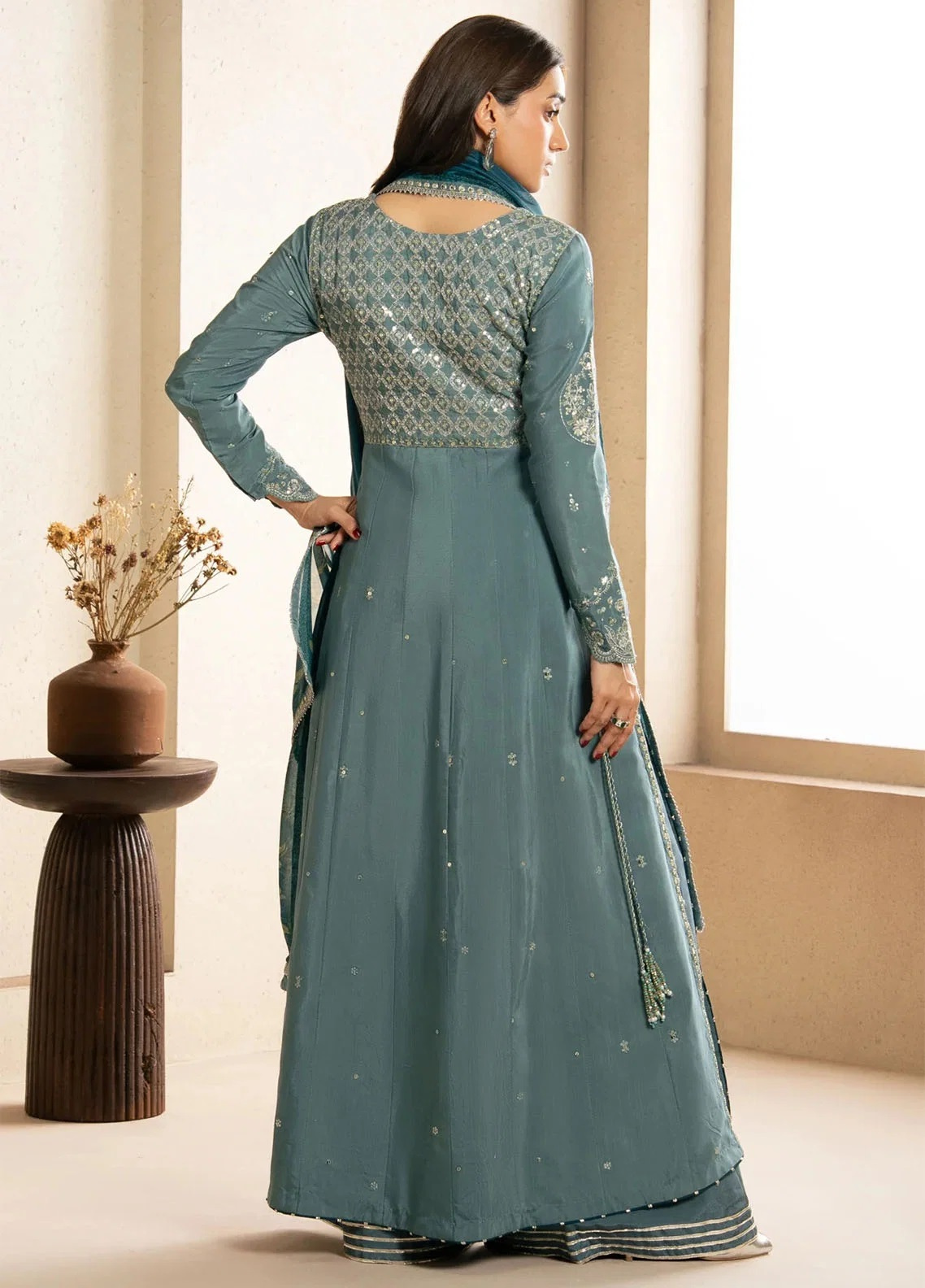 Neoma By Xenia Formals Embroidered Raw Silk 3 Piece Unstitched Suit XE26NUF D-06 MAI Neoma By Xenia Formals Embroidered Raw Silk 3 Piece Unstitched Suit XE26NUF D-06 MAI