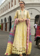 Neroli By Annus Abrar Luxury Embroidered Lawn 3 Piece Unstitched Suit AA26NLL D-06 BANEERA