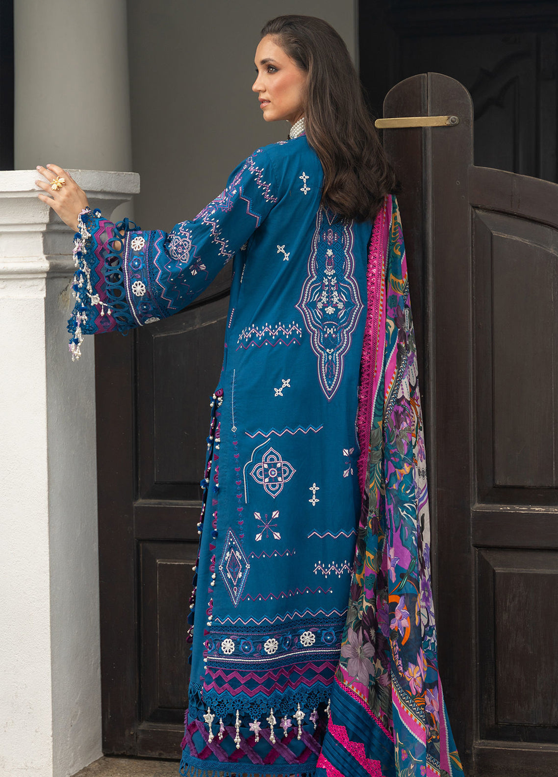 Neroli By Annus Abrar Luxury Embroidered Lawn 3 Piece Unstitched Suit AA26NLL D-07 SERAYA Neroli By Annus Abrar Luxury Embroidered Lawn 3 Piece Unstitched Suit AA26NLL D-07 SERAYA