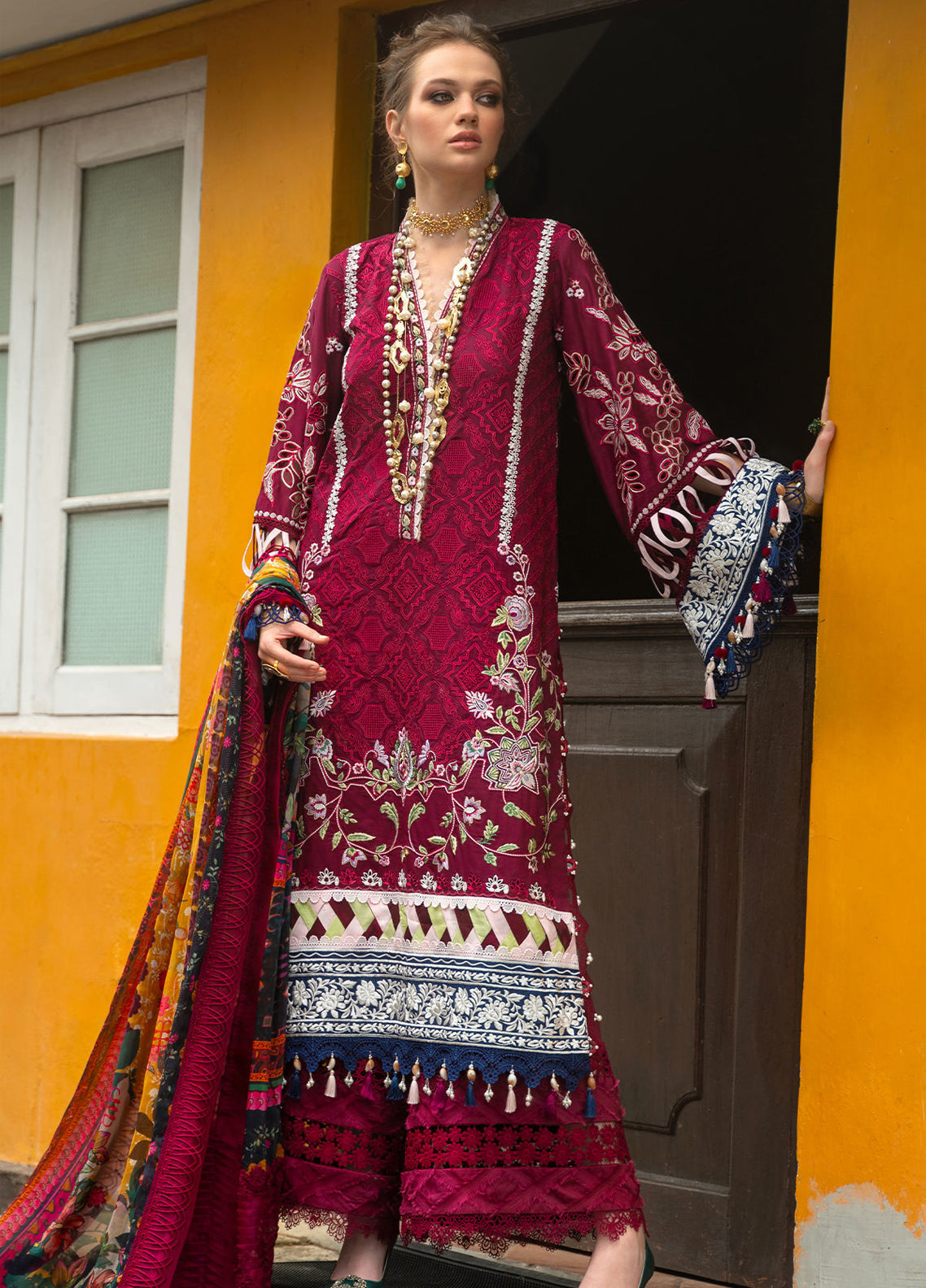 Neroli By Annus Abrar Luxury Embroidered Lawn 3 Piece Unstitched Suit AA26NLL D-10 MELIA Neroli By Annus Abrar Luxury Embroidered Lawn 3 Piece Unstitched Suit AA26NLL D-10 MELIA