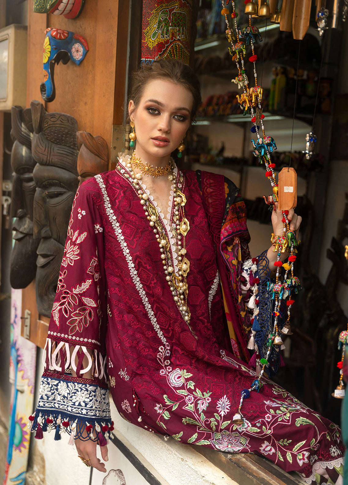 Neroli By Annus Abrar Luxury Embroidered Lawn 3 Piece Unstitched Suit AA26NLL D-10 MELIA Neroli By Annus Abrar Luxury Embroidered Lawn 3 Piece Unstitched Suit AA26NLL D-10 MELIA