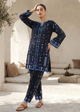 Neutral By Sahar Printed Lawn 2 Piece Unstitched Suit S26NEPV2 D-02 NOCTURNE ATLAS