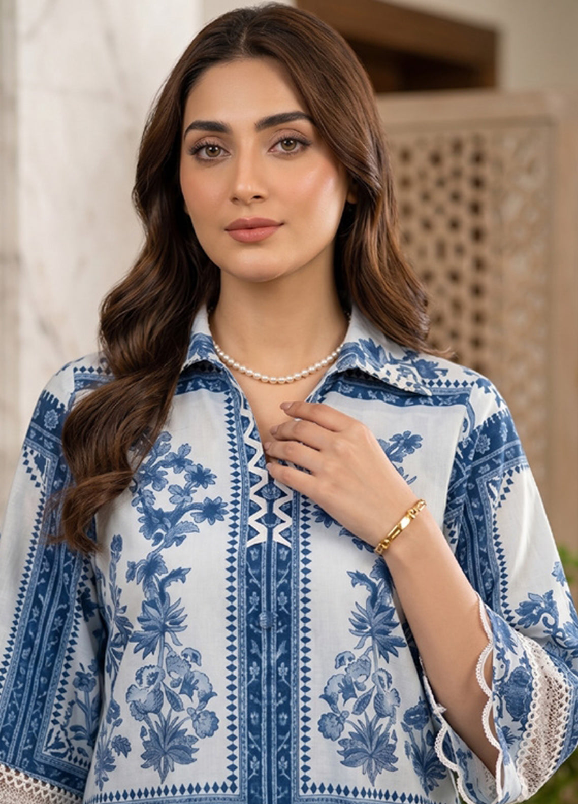 Neutral By Sahar Printed Lawn 2 Piece Unstitched Suit S26NEPV2 D-03 INDIGO MANOR Neutral By Sahar Printed Lawn 2 Piece Unstitched Suit S26NEPV2 D-03 INDIGO MANOR