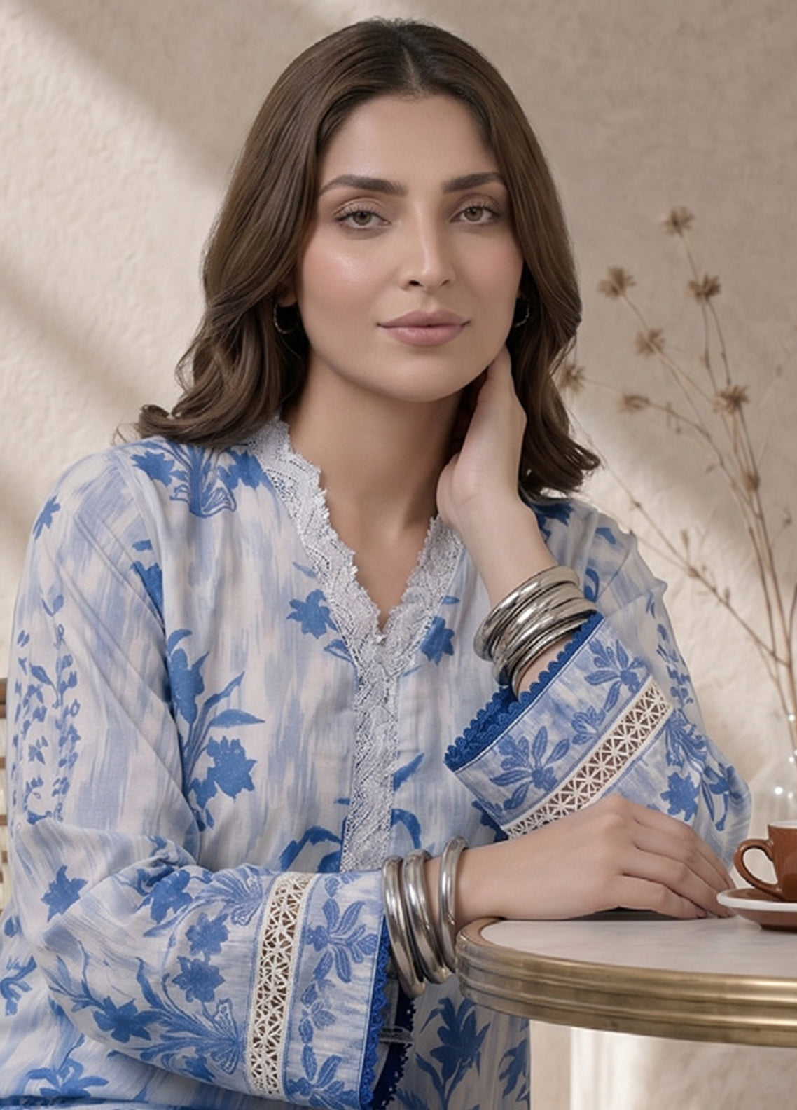 Neutral By Sahar Printed Lawn 2 Piece Unstitched Suit S26NEPV2 D-06 SILVER FERN Neutral By Sahar Printed Lawn 2 Piece Unstitched Suit S26NEPV2 D-06 SILVER FERN