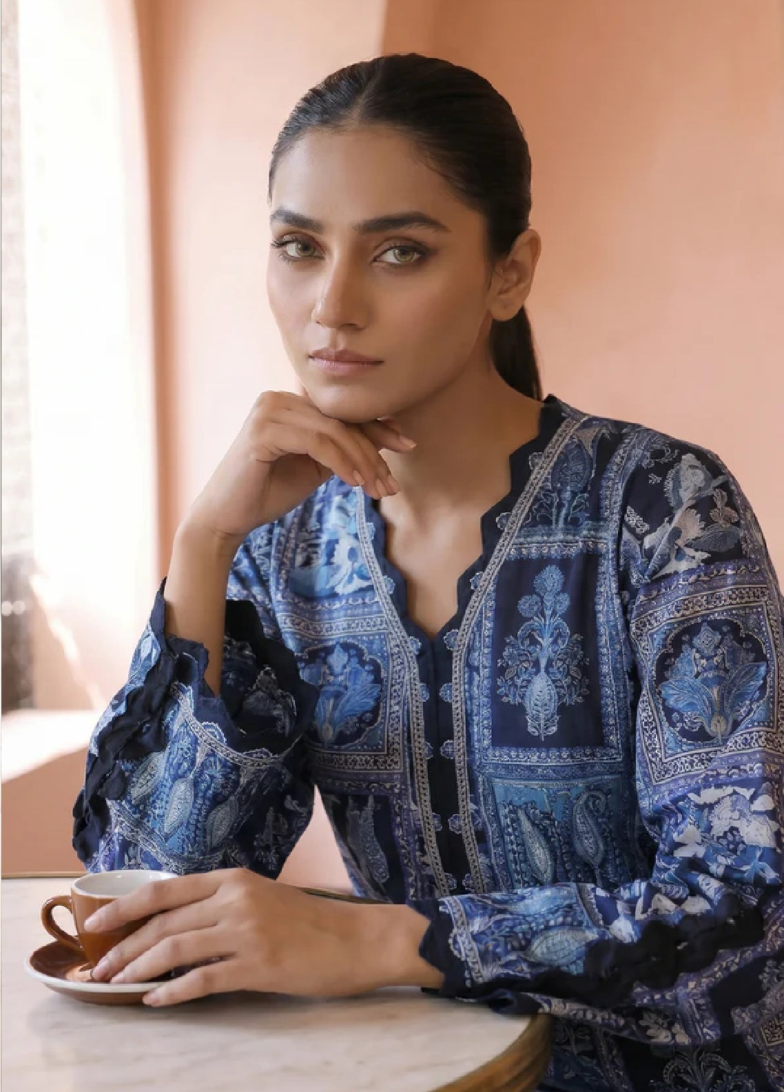 Neutral By Sahar Printed Lawn 2 Piece Unstitched Suit S26NEPV2 D-07 MIDNIGHT MOSAIC Neutral By Sahar Printed Lawn 2 Piece Unstitched Suit S26NEPV2 D-07 MIDNIGHT MOSAIC