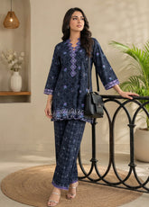 Neutral By Sahar Printed Lawn 2 Piece Unstitched Suit S26NEPV2 D-08 OBSIDIAN TAPESTRY