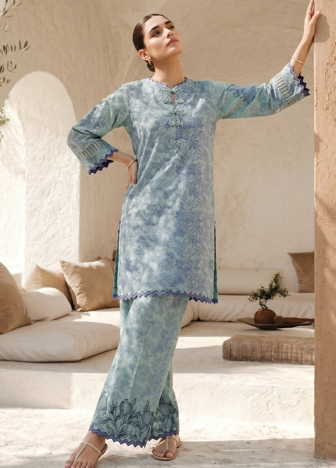 Neutral By Sahar Printed Lawn 2 Piece Unstitched Suit S26NEPV2 D-11 MINT CANOPY Neutral By Sahar Printed Lawn 2 Piece Unstitched Suit S26NEPV2 D-11 MINT CANOPY
