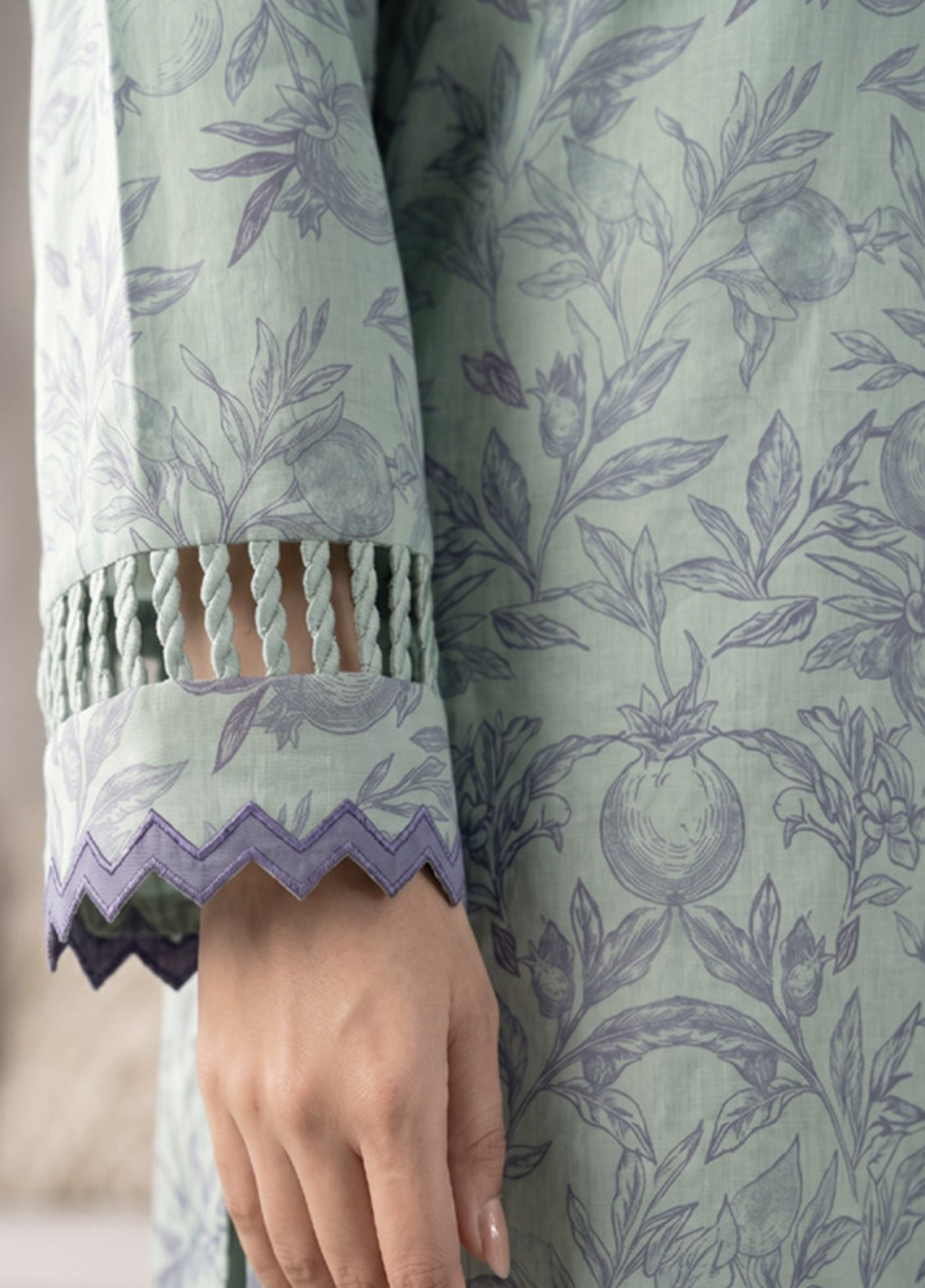 Neutral By Sahar Printed Lawn 2 Piece Unstitched Suit S26NEPV2 D-11 MINT CANOPY Neutral By Sahar Printed Lawn 2 Piece Unstitched Suit S26NEPV2 D-11 MINT CANOPY