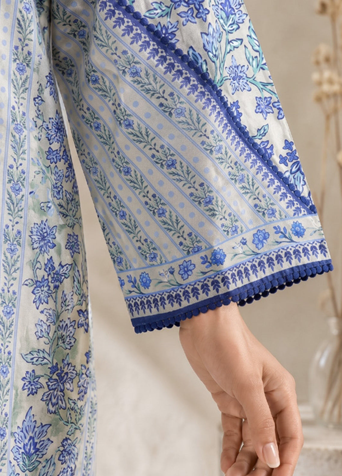 Neutral By Sahar Printed Lawn 2 Piece Unstitched Suit S26NEPV2 D-13 BLUEBELL PORCELAIN Neutral By Sahar Printed Lawn 2 Piece Unstitched Suit S26NEPV2 D-13 BLUEBELL PORCELAIN
