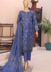 Ninokara By HZ Textile Embroidered Jacquard 3 Piece Unstitched Suit HZ26N NJE-7013