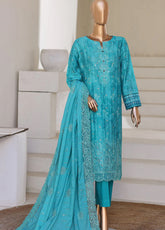 Ninokara By HZ Textile Embroidered Jacquard 3 Piece Unstitched Suit HZ26N NJE-7014