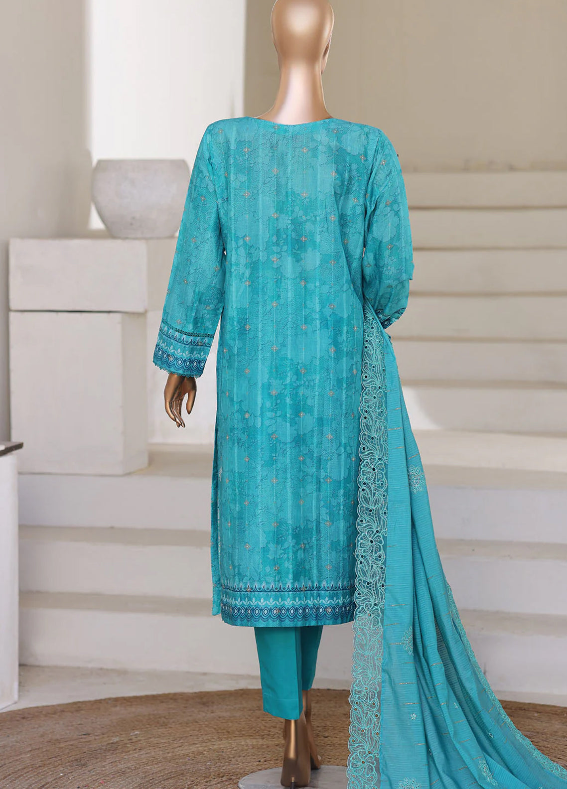 Ninokara By HZ Textile Embroidered Jacquard 3 Piece Unstitched Suit HZ26N NJE-7014 Ninokara By HZ Textile Embroidered Jacquard 3 Piece Unstitched Suit HZ26N NJE-7014
