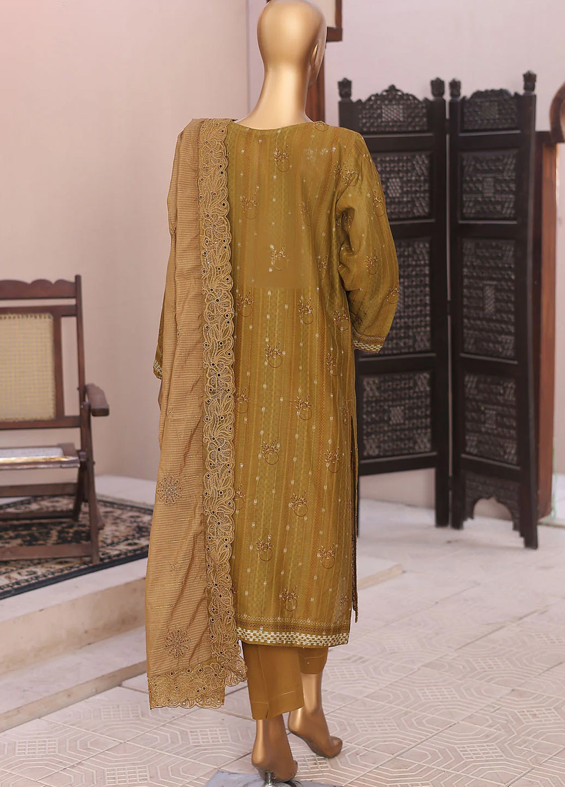 Ninokara By HZ Textile Embroidered Jacquard 3 Piece Unstitched Suit HZ26N NJE-7019 Ninokara By HZ Textile Embroidered Jacquard 3 Piece Unstitched Suit HZ26N NJE-7019