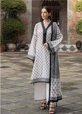 Noir & Blanc By Gul Ahmed Printed Lawn 3 Piece Unstitched Suit GA26NB-WB D-B-62003
