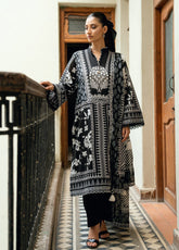 Noir & Blanc By Gul Ahmed Printed Lawn 3 Piece Unstitched Suit GA26NB-WB D-B-62016