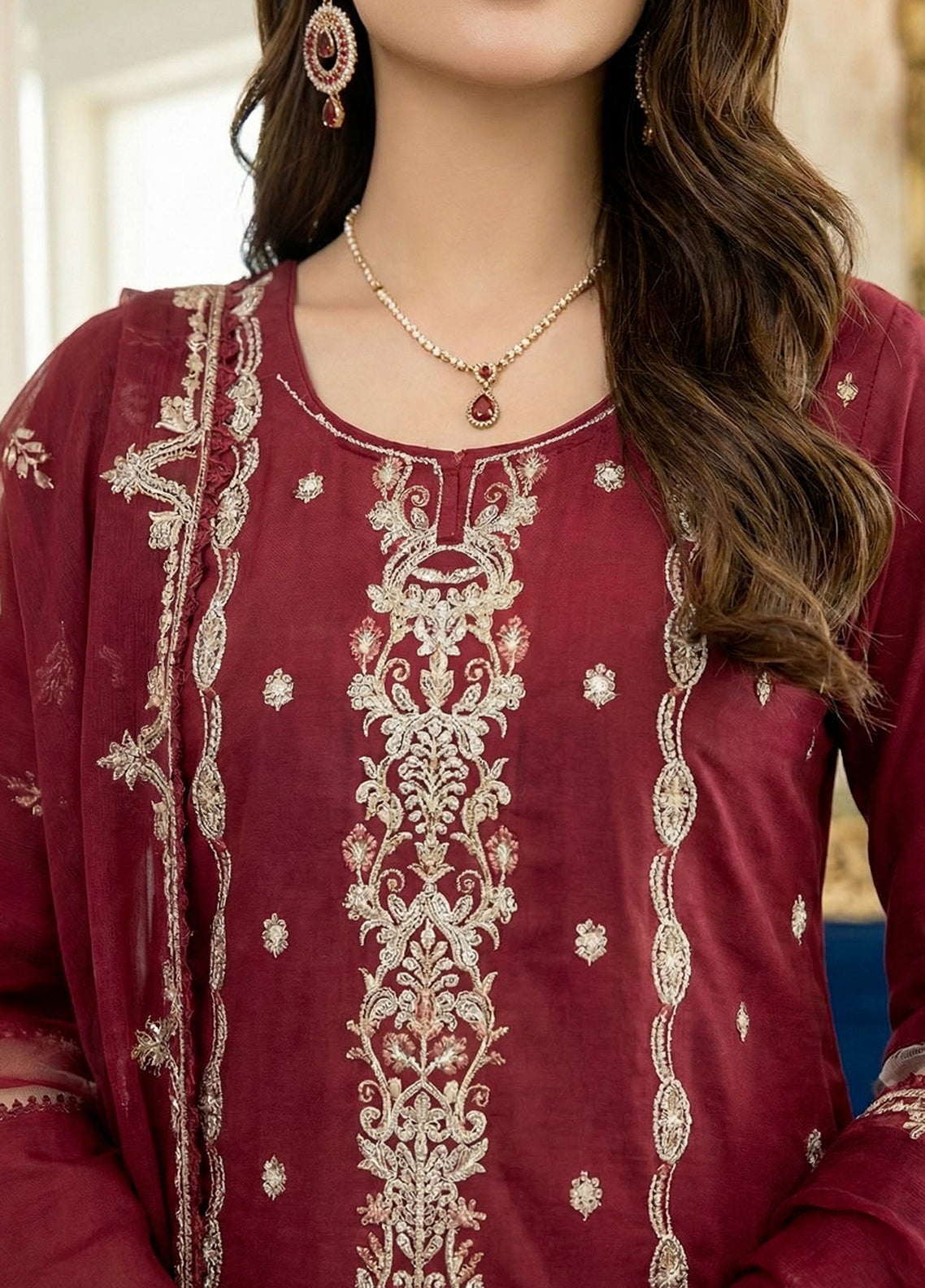Noor-E-Khaas By Noorjahan Embroidered Lawn 3 Piece Unstitched Suit NJ26NK D-06 Noor-E-Khaas By Noorjahan Embroidered Lawn 3 Piece Unstitched Suit NJ26NK D-06