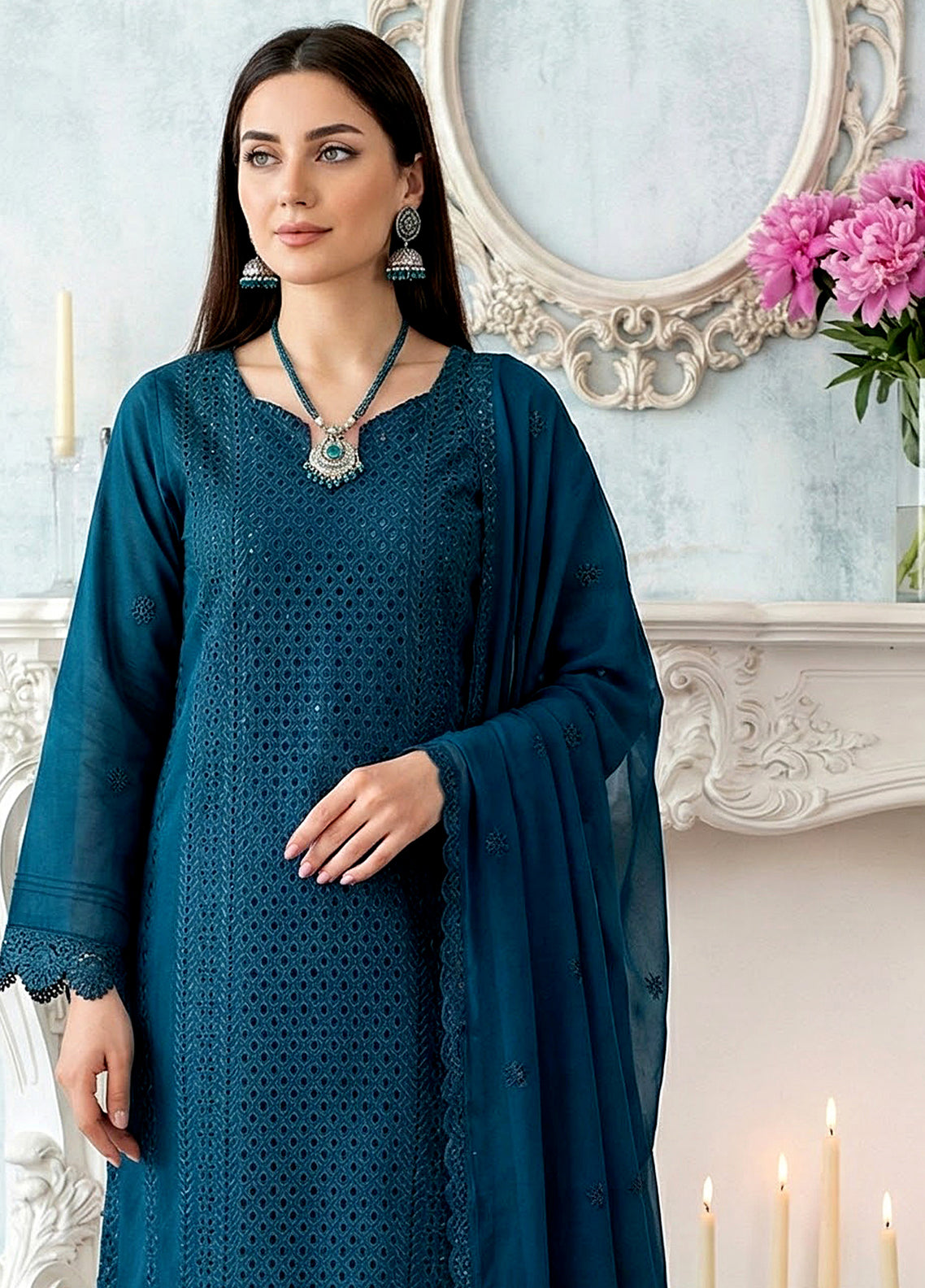 Noor-E-Nazar By Noorjahan Embroidered Lawn 3 Piece Unstitched Suit NJ26NN D-03 Noor-E-Nazar By Noorjahan Embroidered Lawn 3 Piece Unstitched Suit NJ26NN D-03
