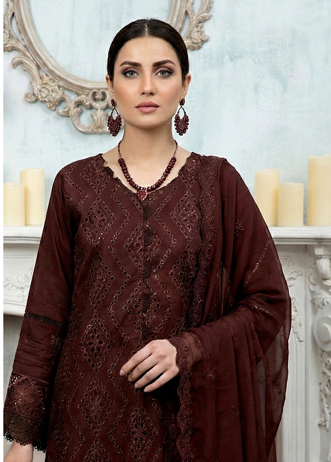 Noor-E-Nazar By Noorjahan Embroidered Lawn 3 Piece Unstitched Suit NJ26NN D-06 Noor-E-Nazar By Noorjahan Embroidered Lawn 3 Piece Unstitched Suit NJ26NN D-06