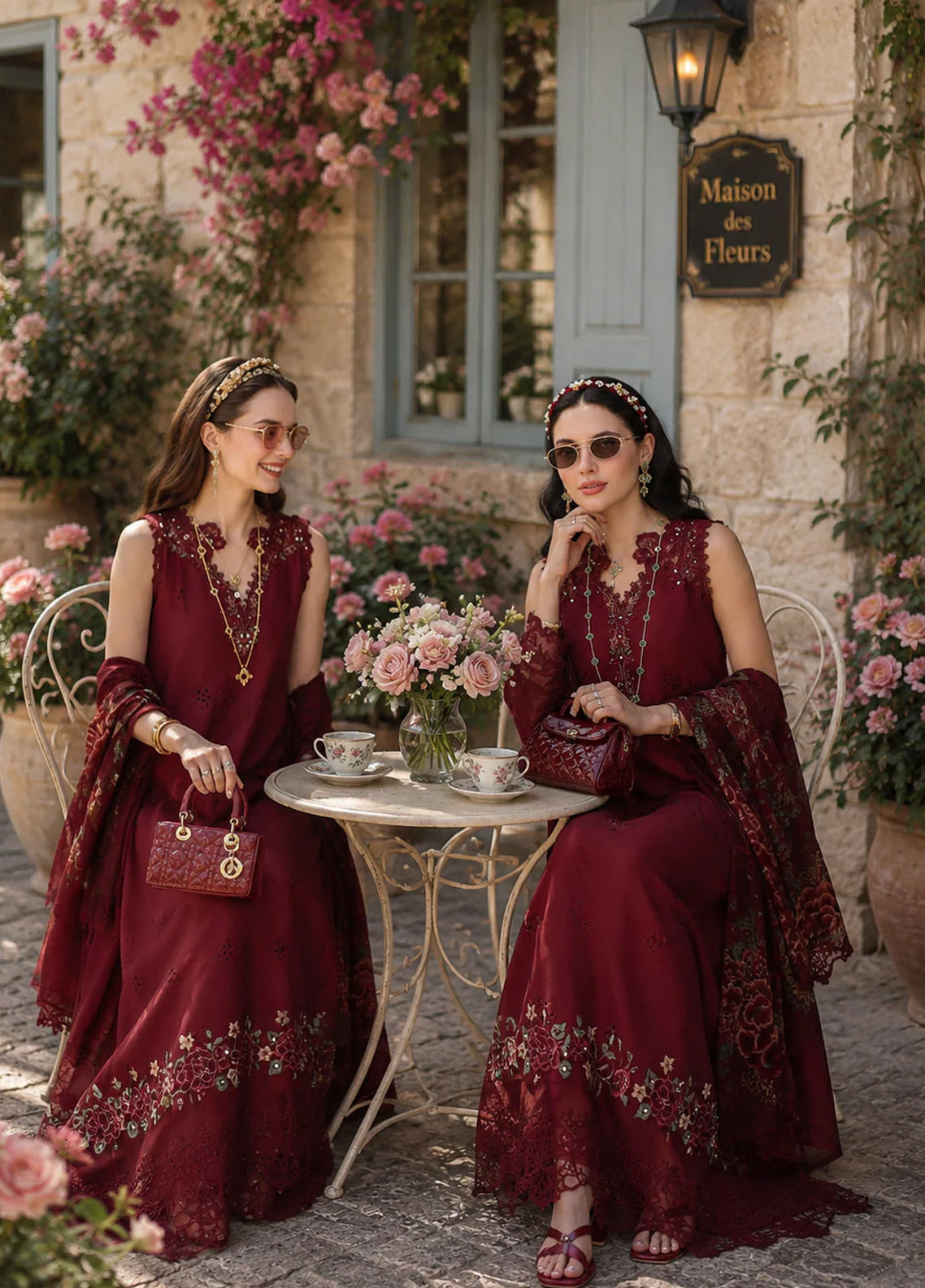 Noor By Saadia Asad Eid Luxury Printskhaas Embroidered Lawn 3 Piece Unstitched Suit NSA26ELPK D-14 RUBY ROYALE Noor By Saadia Asad Eid Luxury Printskhaas Embroidered Lawn 3 Piece Unstitched Suit NSA26ELPK D-14 RUBY ROYALE