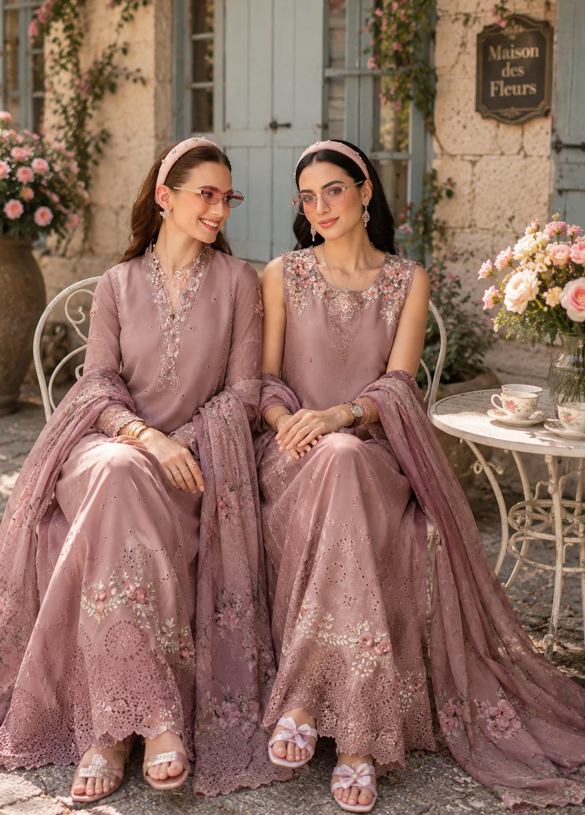 Noor By Saadia Asad Eid Luxury Printskhaas Embroidered Lawn 3 Piece Unstitched Suit NSA26ELPK D-3 ROSE ECLAT Noor By Saadia Asad Eid Luxury Printskhaas Embroidered Lawn 3 Piece Unstitched Suit NSA26ELPK D-3 ROSE ECLAT