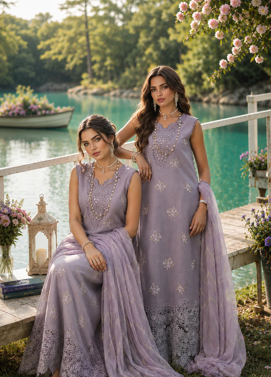 Noor By Saadia Asad Eid Luxury Printskhaas Embroidered Lawn 3 Piece Unstitched Suit NSA26ELPK D-4 LAVENDER LIGHTS Noor By Saadia Asad Eid Luxury Printskhaas Embroidered Lawn 3 Piece Unstitched Suit NSA26ELPK D-4 LAVENDER LIGHTS