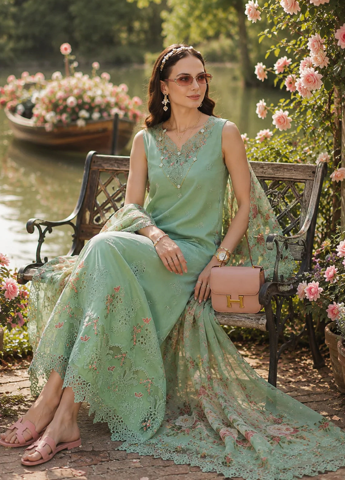 Noor By Saadia Asad Eid Luxury Printskhaas Embroidered Lawn 3 Piece Unstitched Suit NSA26ELPK D-9 AQUA MINTE Noor By Saadia Asad Eid Luxury Printskhaas Embroidered Lawn 3 Piece Unstitched Suit NSA26ELPK D-9 AQUA MINTE