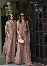 Noor By Saadia Asad Luxury Chikankari Lawn 3 Piece Unstitched Suit NSA26LC D-12