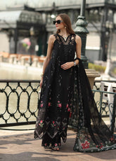 Noor By Saadia Asad Luxury Chikankari Lawn 3 Piece Unstitched Suit NSA26LC D-5
