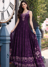 Noor By Saadia Asad Luxury Chikankari Lawn 3 Piece Unstitched Suit NSA26LC D-7