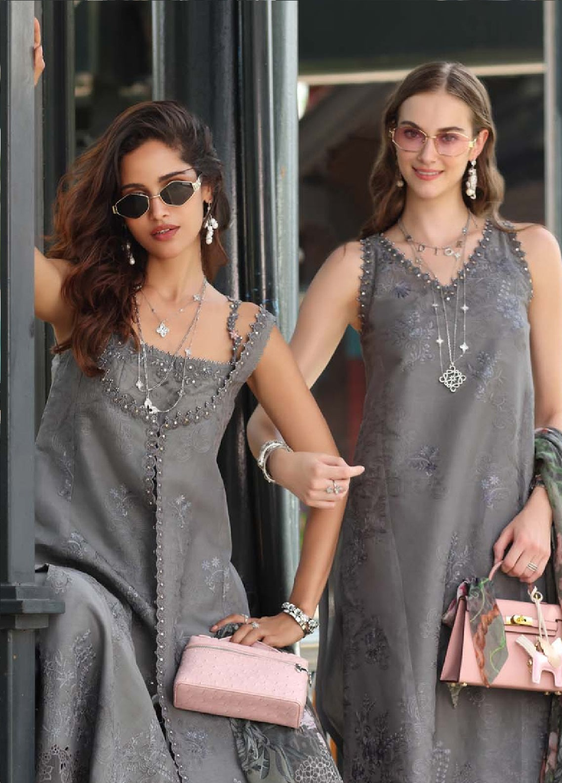 Noor By Saadia Asad Luxury Chikankari Lawn 3 Piece Unstitched Suit NSA26LC D-9 Noor By Saadia Asad Luxury Chikankari Lawn 3 Piece Unstitched Suit NSA26LC D-9