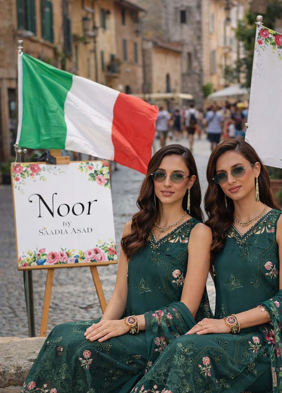 Noor By Saadia Asad Luxury Embroidered Schiffli Laserkari Lawn 3 Piece Unstitched Suit NSA26ELSL D-11 EmeraldJewel Noor By Saadia Asad Luxury Embroidered Schiffli Laserkari Lawn 3 Piece Unstitched Suit NSA26ELSL D-11 EmeraldJewel