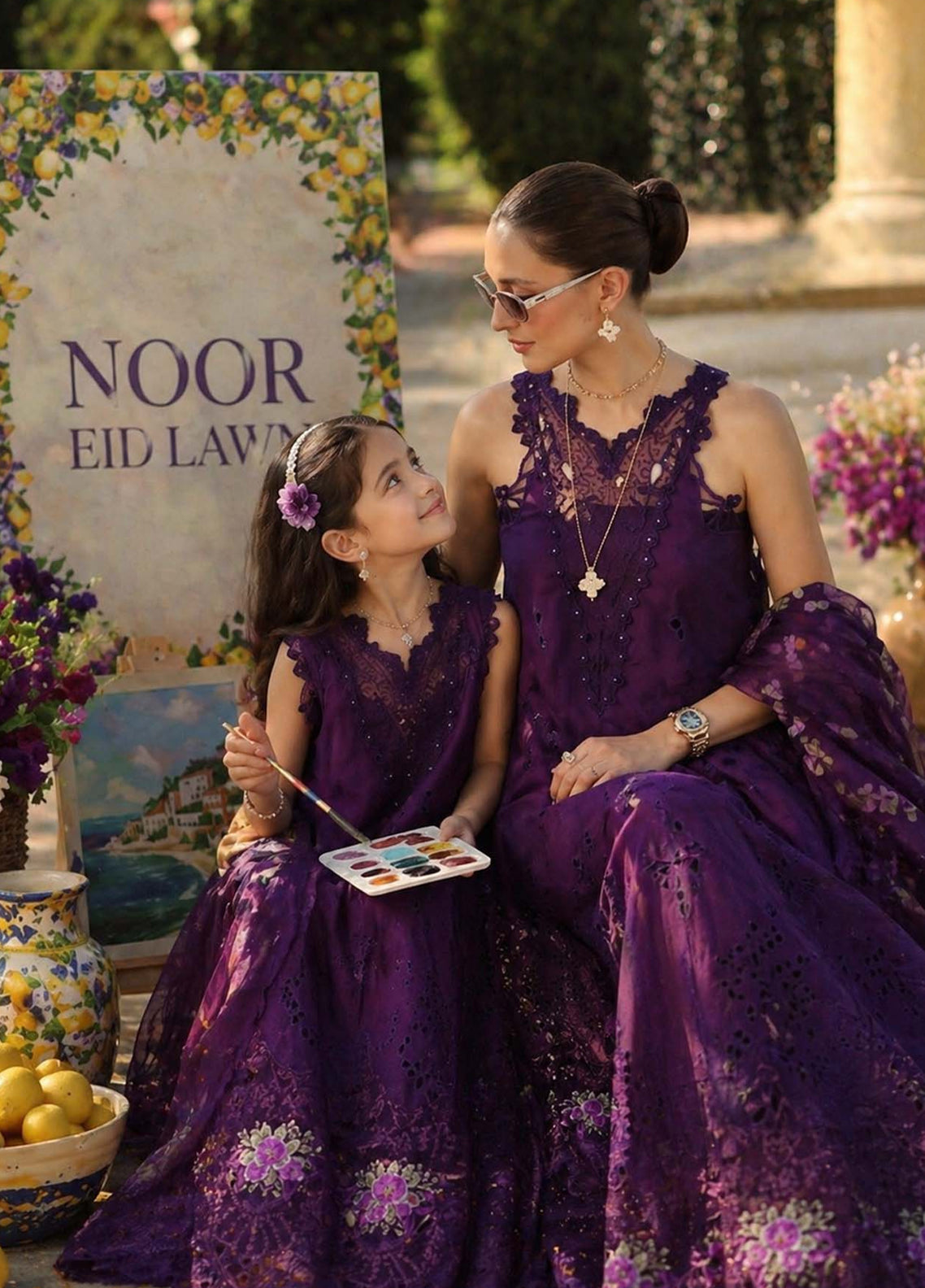 Noor By Saadia Asad Luxury Embroidered Schiffli Laserkari Lawn 3 Piece Unstitched Suit NSA26ELSL D-2 Amalfi Amethyst Noor By Saadia Asad Luxury Embroidered Schiffli Laserkari Lawn 3 Piece Unstitched Suit NSA26ELSL D-2 Amalfi Amethyst
