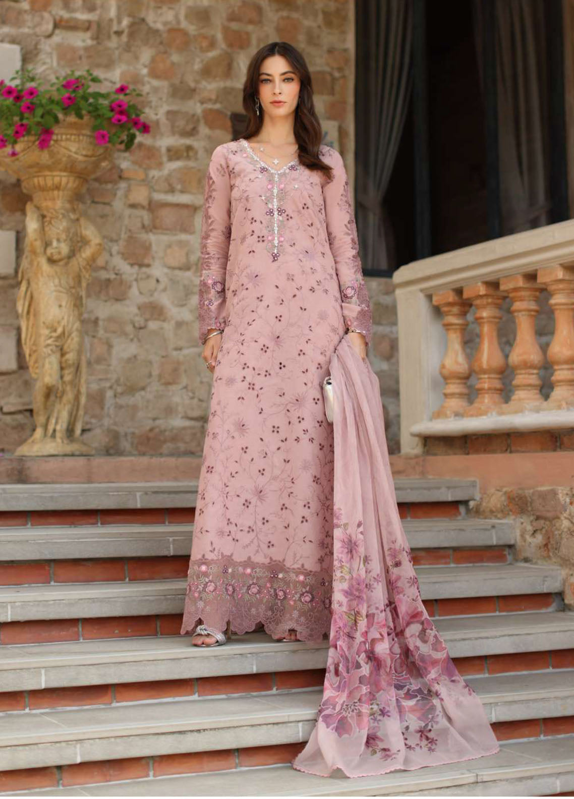 Noor By Saadia Asad Luxury Handwork Schiffli Lawn 3 Piece Unstitched Suit NSA26LEHSL D-1B SORINA Noor By Saadia Asad Luxury Handwork Schiffli Lawn 3 Piece Unstitched Suit NSA26LEHSL D-1B SORINA