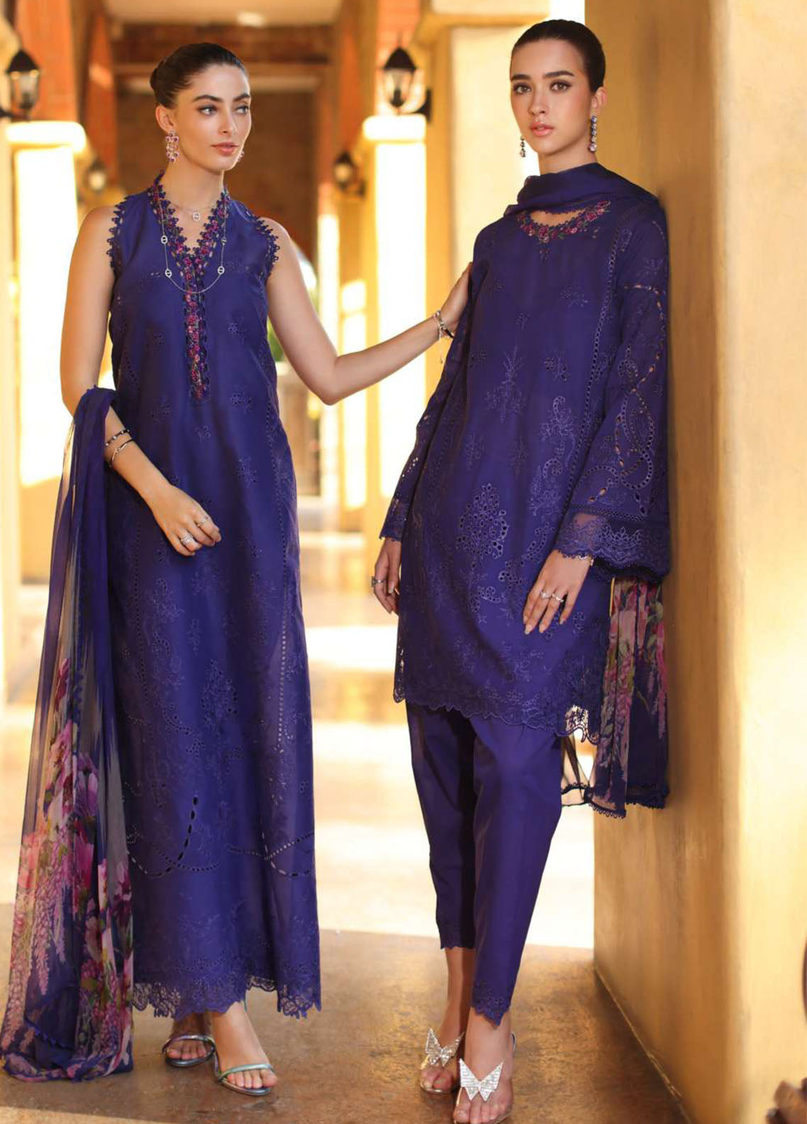 Noor By Saadia Asad Luxury Handwork Schiffli Lawn 3 Piece Unstitched Suit NSA26LEHSL D-2A ALOURA Noor By Saadia Asad Luxury Handwork Schiffli Lawn 3 Piece Unstitched Suit NSA26LEHSL D-2A ALOURA
