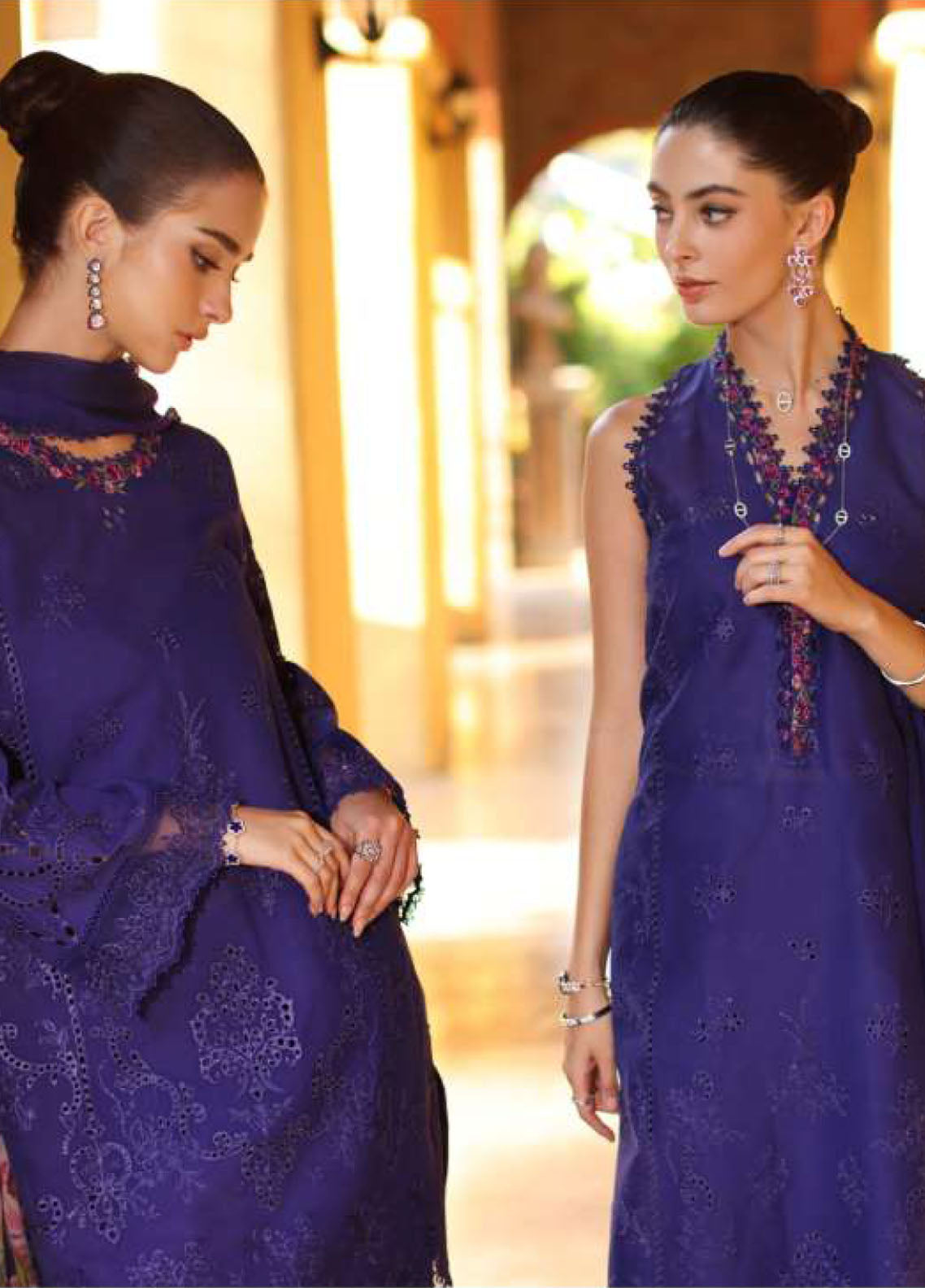 Noor By Saadia Asad Luxury Handwork Schiffli Lawn 3 Piece Unstitched Suit NSA26LEHSL D-2A ALOURA Noor By Saadia Asad Luxury Handwork Schiffli Lawn 3 Piece Unstitched Suit NSA26LEHSL D-2A ALOURA