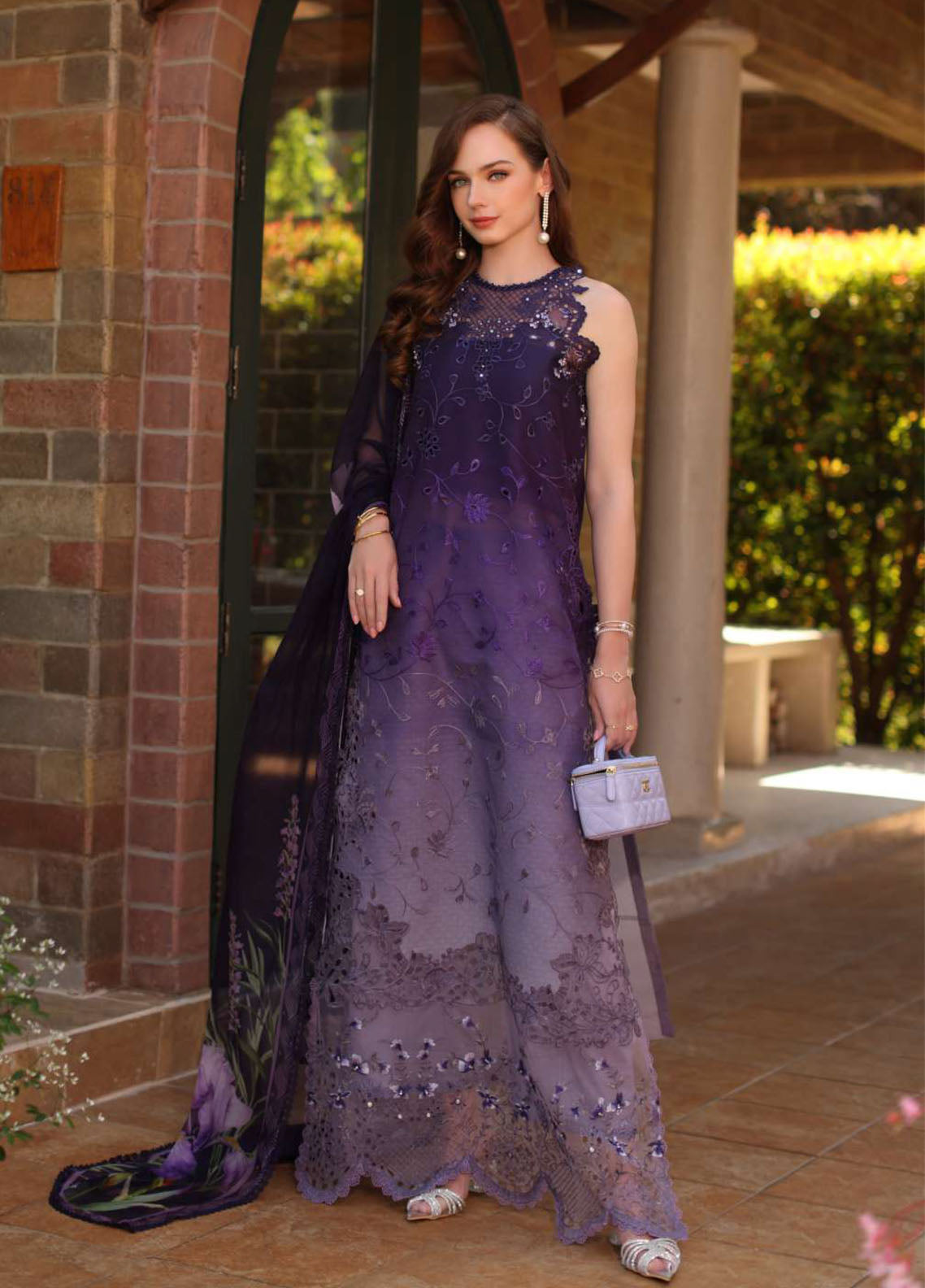 Noor By Saadia Asad Luxury Handwork Schiffli Lawn 3 Piece Unstitched Suit NSA26LEHSL D-4A SERAPHINE Noor By Saadia Asad Luxury Handwork Schiffli Lawn 3 Piece Unstitched Suit NSA26LEHSL D-4A SERAPHINE