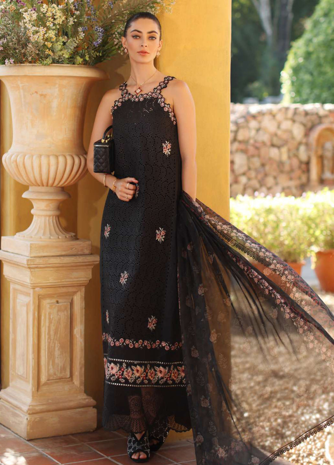 Noor By Saadia Asad Luxury Handwork Schiffli Lawn 3 Piece Unstitched Suit NSA26LEHSL D-5B LUNARIA Noor By Saadia Asad Luxury Handwork Schiffli Lawn 3 Piece Unstitched Suit NSA26LEHSL D-5B LUNARIA