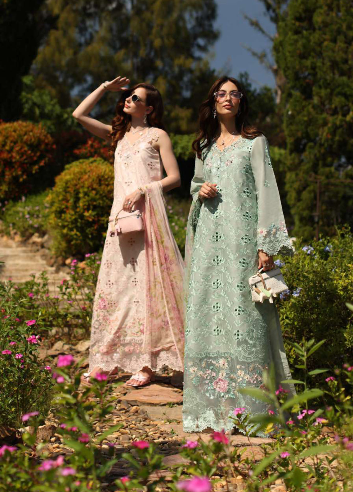 Noor By Saadia Asad Luxury Handwork Schiffli Lawn 3 Piece Unstitched Suit NSA26LEHSL D-7B FLORINE Noor By Saadia Asad Luxury Handwork Schiffli Lawn 3 Piece Unstitched Suit NSA26LEHSL D-7B FLORINE