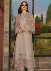 Noor By Saadia Asad Luxury Handwork Schiffli Lawn 3 Piece Unstitched Suit NSA26LEHSL D-9B VELISSE