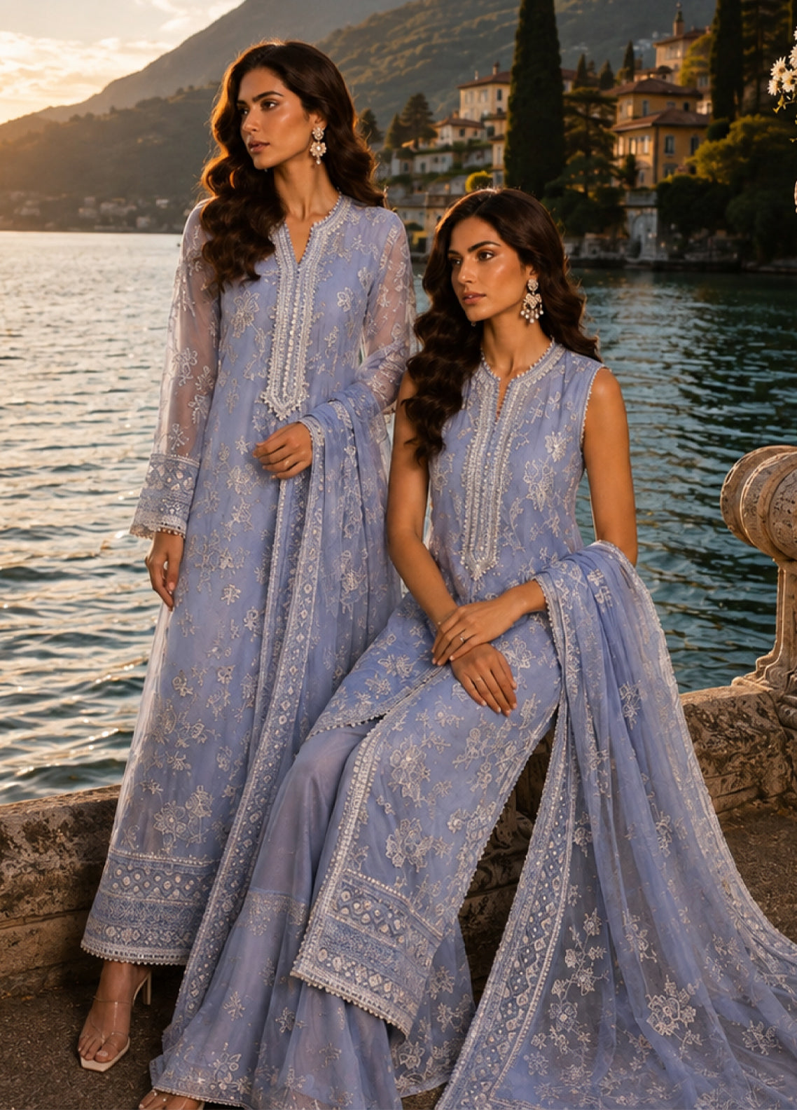 Noor By Saadia Asad Nooriyah Luxury Embroidered Chiffon 3 Piece Unstitched Suit NSA26NLEC D-03 DOVE BLUE Noor By Saadia Asad Nooriyah Luxury Embroidered Chiffon 3 Piece Unstitched Suit NSA26NLEC D-03 DOVE BLUE