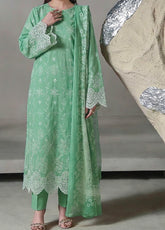 Noor Jahan By VS Textile Meenakari Embroidered Lawn 3 Piece Unstitched Suit VS26NJME D-529