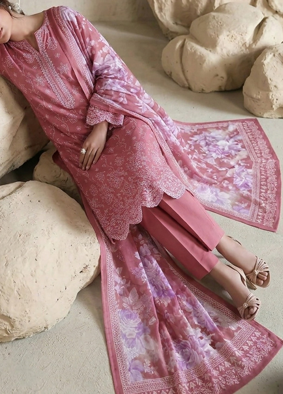 Noor Jahan By VS Textile Meenakari Embroidered Lawn 3 Piece Unstitched Suit VS26NJME D-530 Noor Jahan By VS Textile Meenakari Embroidered Lawn 3 Piece Unstitched Suit VS26NJME D-530